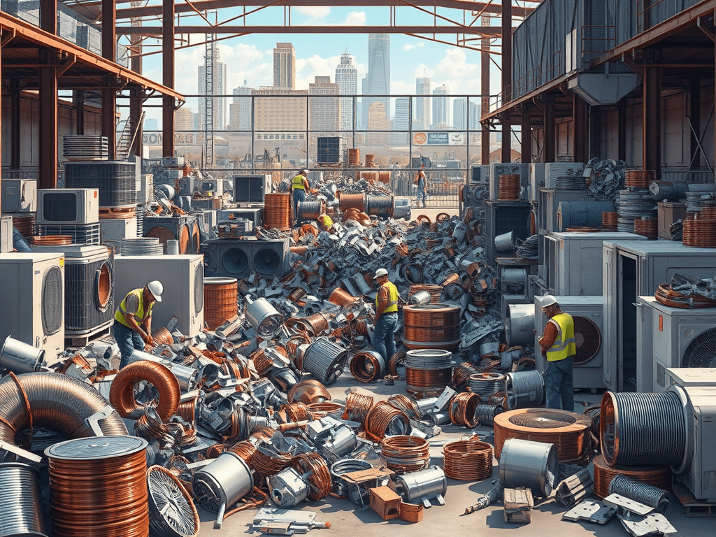 Cash for Scrap Metal & HVAC Units in&nbsp;Texas